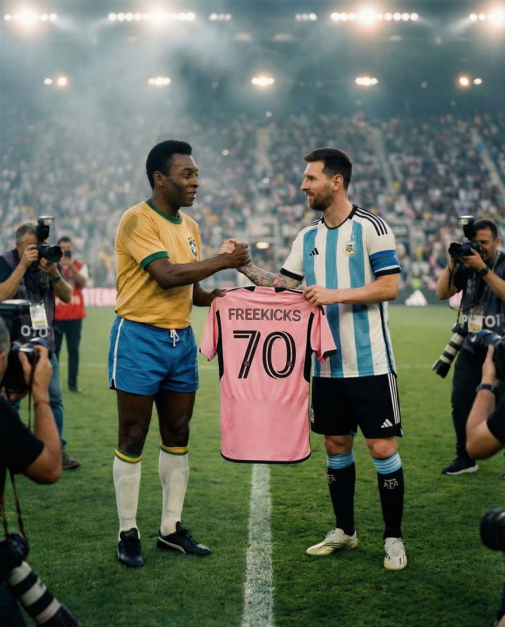 江南体育官网-认可这版统计！罗马诺晒图：梅西任意球数平贝利，差儒尼尼奥7球